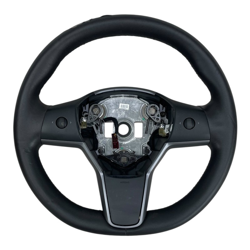17-23 Tesla Model 3 / Y Steering Wheel Leather w/ Control Switch OEM 109522200N