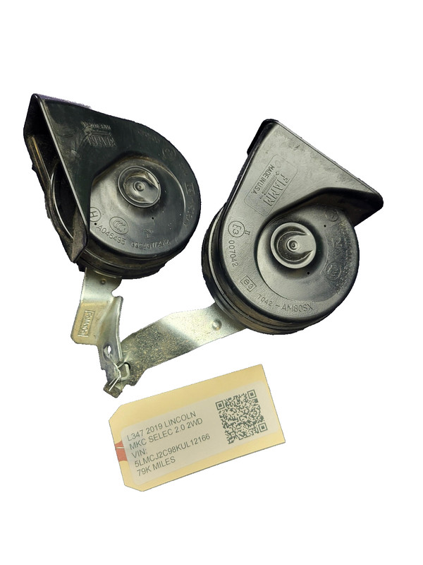 Used Oem Lincoln High & Low Note Horn for 2017-2019 MKC 2.0L FWD