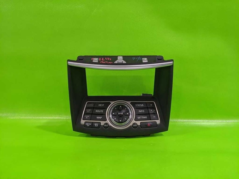 14-17 INFINITI QX50 NAVIGATION CONTROL SWITCH W/SURROUND VIEW OEM 4171-6