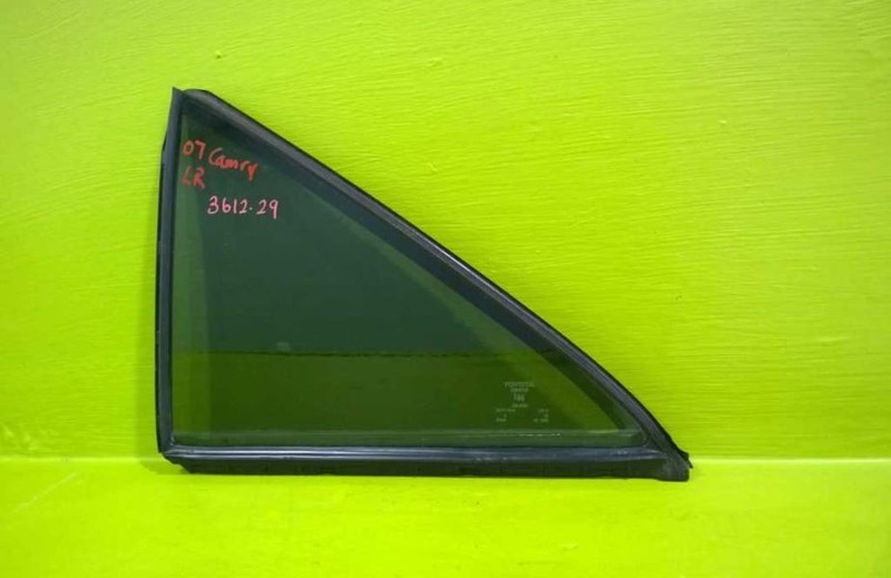 07 08 09 10 11 CAMRY DRIVER LEFT REAR VENT GLASS OEM 3612-29