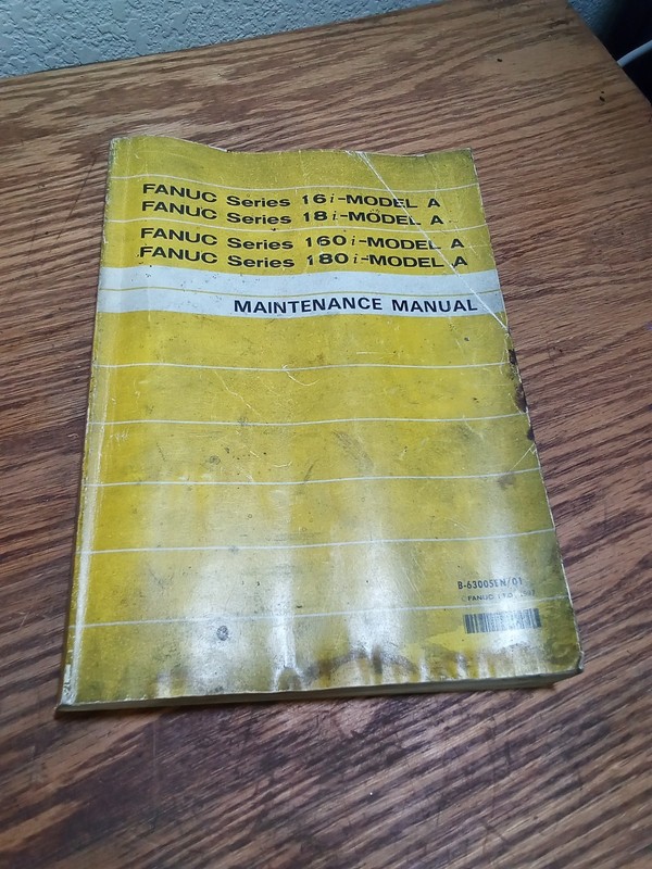 Fanuc Series 16i,18i,160i,180i Model A Maintenance Manual