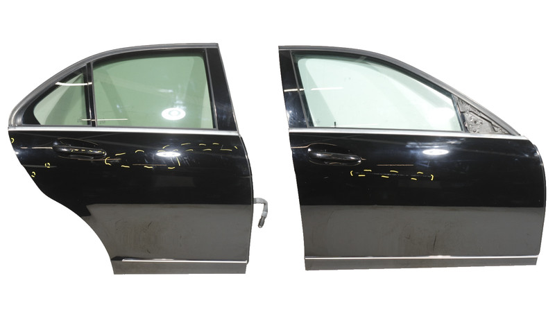 2008-2014 Mercedes C300 C250 W204 Sedan Front Rear RIGHT Complete Door Black 040