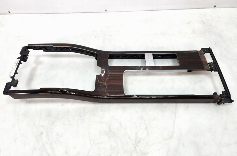 ✅ 13-17 OEM Range Rover L405 Front Center Console Shifter Trim Wood Macassar *