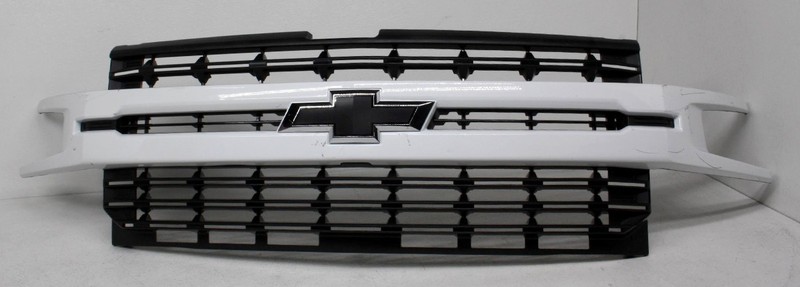 OEM Chevy Silverado 1500 RST Grille w/OUT camera option Summit White 84493307 Sc