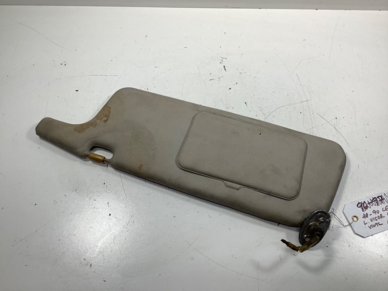 88-90 Acura Legend Left Sun Visor Assembly Vinyl (Lofty Gray) 83280-SD4-A14 OEM