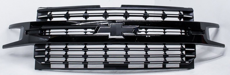 OEM Chevrolet Silverado 1500 RST Grille w/OUT camera option 84781397 Cracked Scr