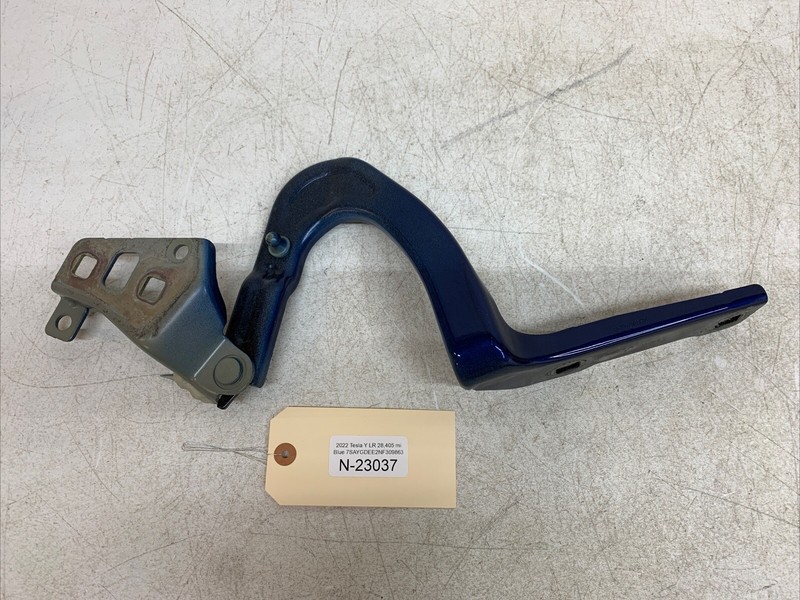 ⚡️20-22 TESLA MODEL Y LH DRIVER SIDE HOOD HINGE 1496267-00-C 23037 B82