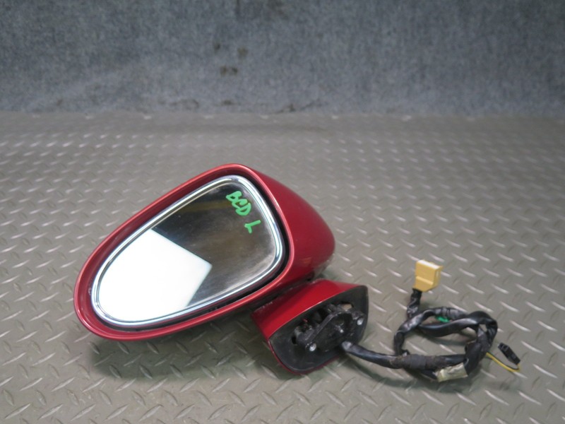 2006-2012 BENTLEY CONTINENTAL FLYING SPUR FRONT LEFT EXTERIOR DOOR MIRROR RED