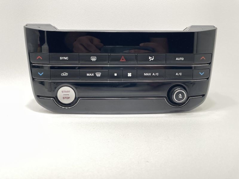 2018 JAGUAR F-PACE HEAT AC CONTROLLER W/START BUTTON BLACK 45531