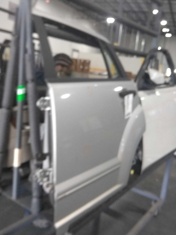 2007 Dodge Caliber Left Rear Door Silver 4DR HTBK 125K Miles OEM Used
