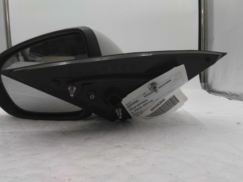 2013 KIA Optima Left Door Mirror Assembly White 560691 156K Miles