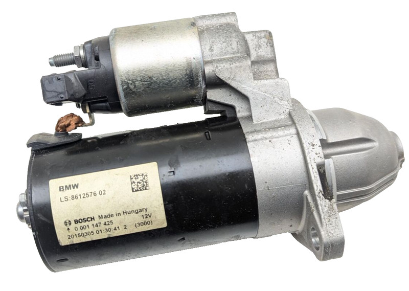 2013-2018 BMW 320I F30 N20 ENGINE STARTER MOTOR 12V BOSCH 8612576 OEM
