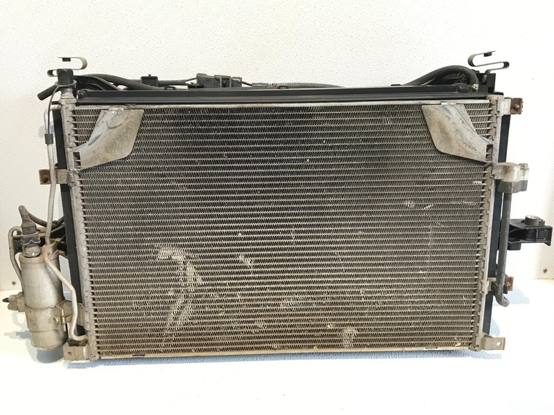 00-06 VOLVO S80 ENGINE CONDENSER RADIATOR COOLING FAN ASSEMBLY
