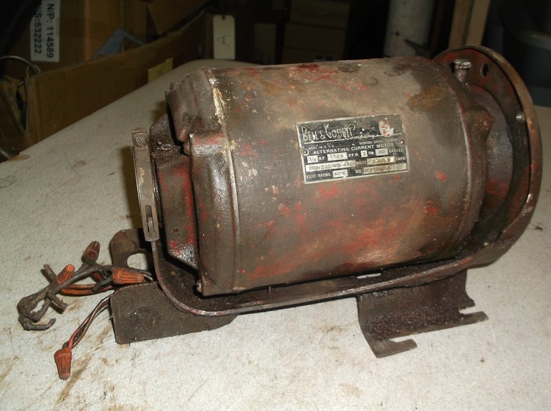 Bell & Gossett AC Motor 1/3 HP 1725 RPM 3-Phase 20-230/416-460V 2.4/1.2A
