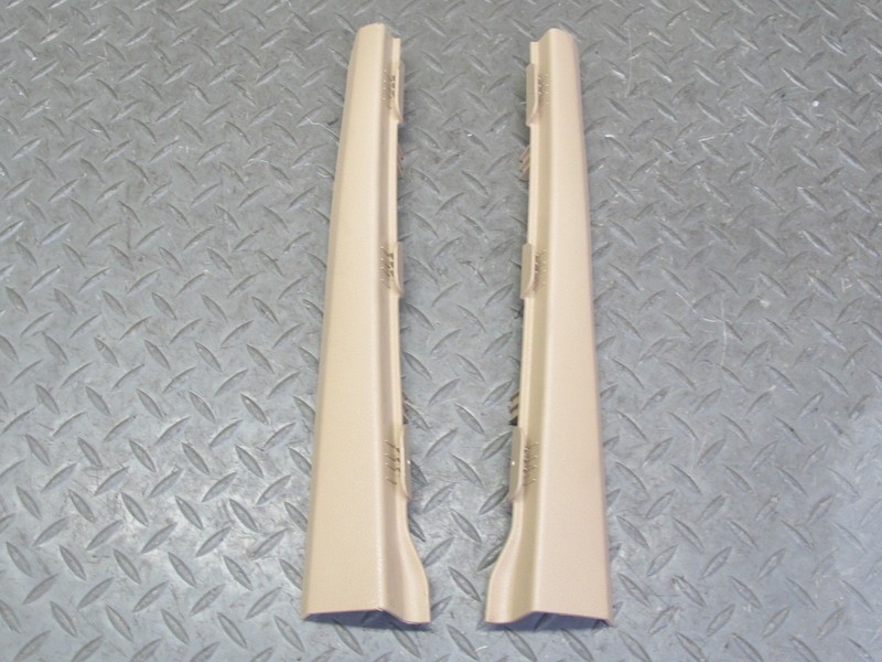 2015-2018 PORSCHE MACAN FRONT INTERIOR A PILLAR LOWER TRIM COVER PANEL SET OF 2