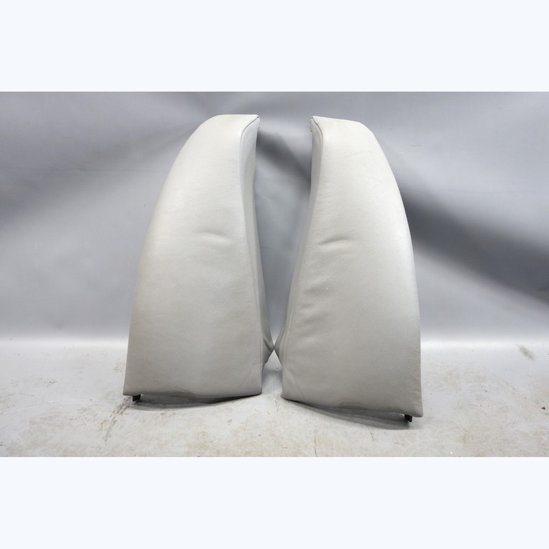 1999-2005 BMW E46 3-Series Sedan Rear Folding Seat Side Bolster Pair Grey OEM