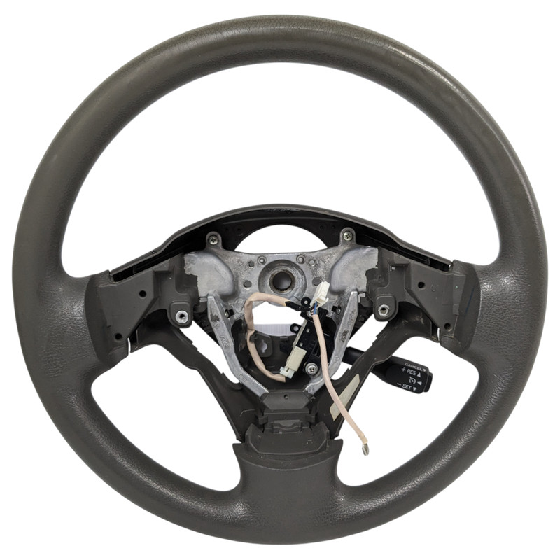 2009-2010 Toyota Corolla Matrix Gray Steering Wheel Grey Urathane No Buttons OEM