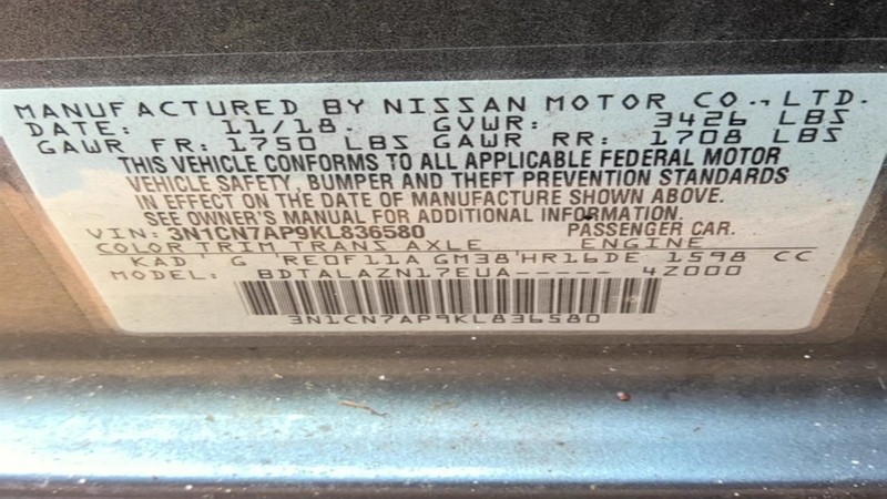 AC Compressor Fits 15-19 MICRA 1598558