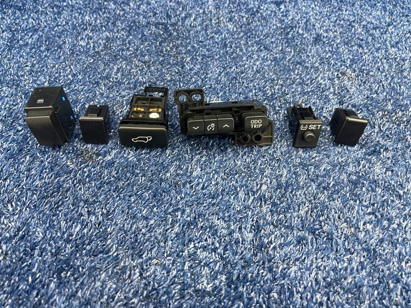 2013–2015 Lexus RX350 Interior Dash Switch Button Set 6 OEM