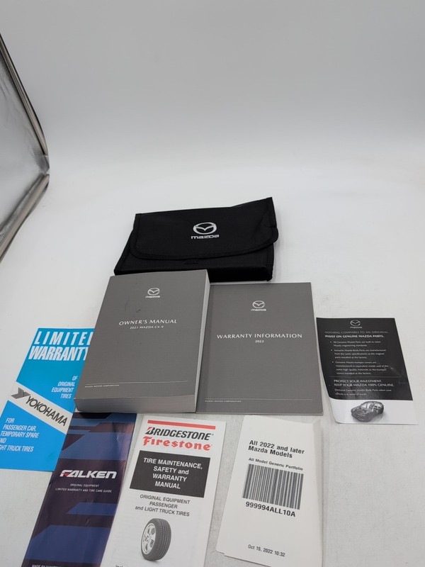 2023 Mazda Cx-9 Owners Manual Original Set Signature Touring Carbon Plus