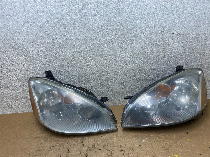 2002 to 2004 Nissan Altima Left+Right Side Set Halogen Headlights OEM V8053 DW