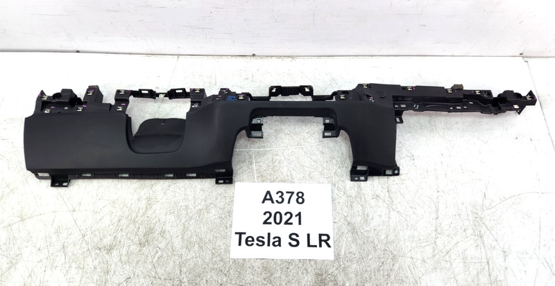 ✅ 21-25 OEM Tesla Model X S Front Dashboard Intrument Panel Lower Leather Black