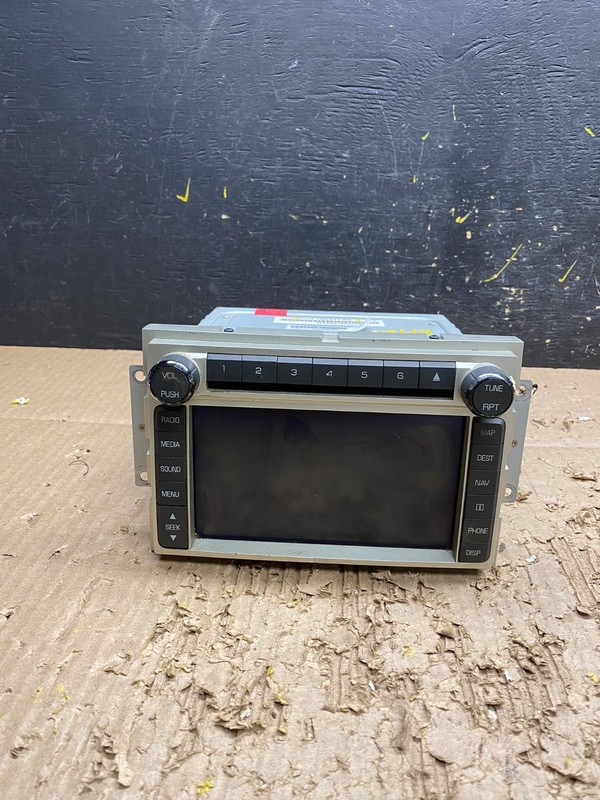 2009 Lincoln Mkx Am Fm Cd Player Radio Navigation Screen Display V7664 DG