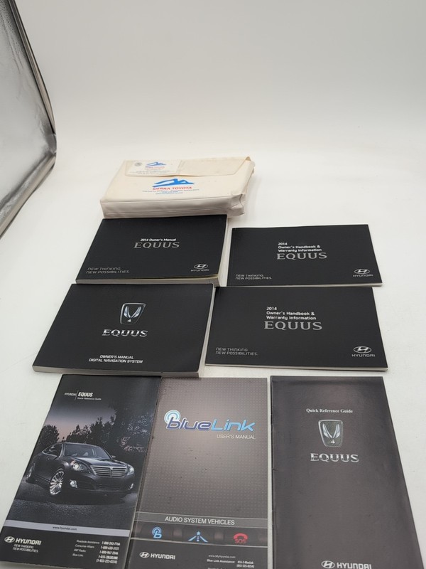 2016 HYUNDAI EQUUS OWNERS MANUAL NAVIGATION W/ CASE