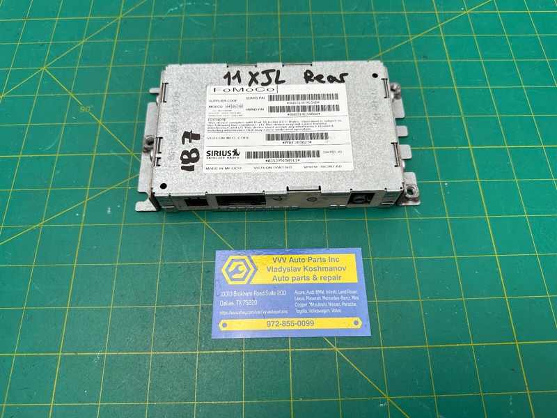 10-12 JAGUAR XJ SIRIUS SATELLITE RADIO CONTROL MODULE OEM