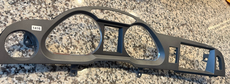 2004-2011 Audi A6 Gray Speedometer Instrument Panel Trim Bezel 4F1 857 115B OEM