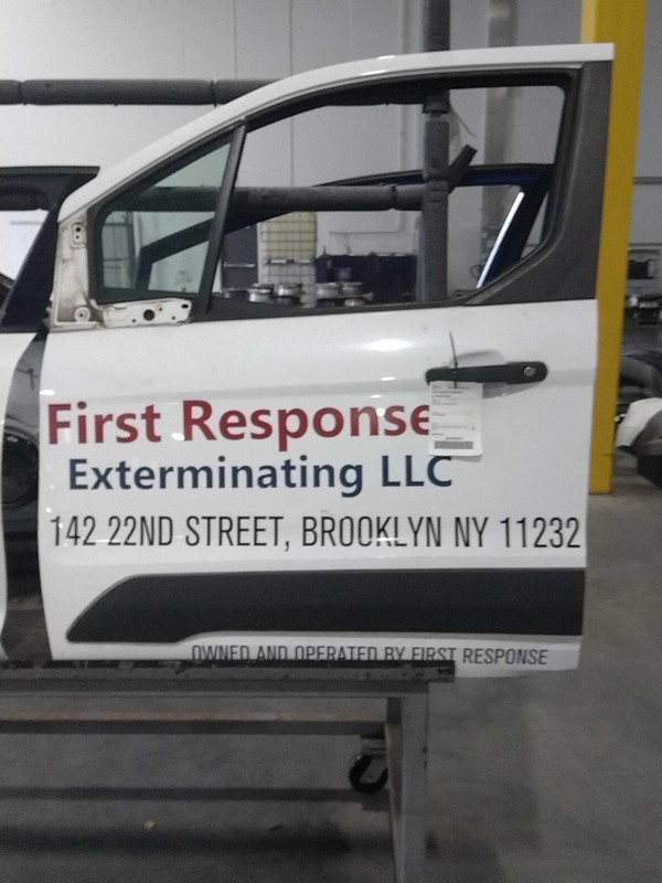 2015 Ford Transit Connect Left Door White OEM 501849 103K Miles