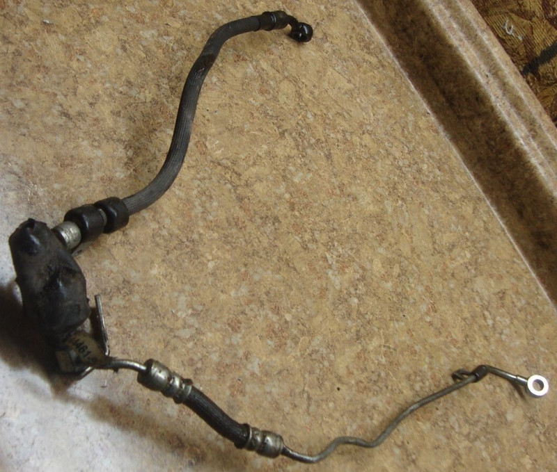 2003 Harley Davidson Sportster XL1200 XL 1200 Engine Motor Oil Line Hose Tube 03