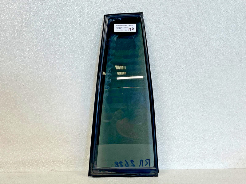 ⭐2011-2024 INFINITI QX80 REAR RIGHT SIDE DOOR QUARTER WINDOW GLASS OEM LOT2628