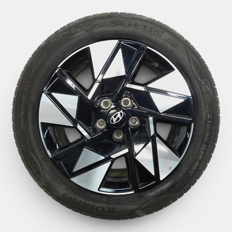 2024-2026 HYUNDAI KONA 18x7 Five Spoke Wheel Rim W/tire 215/55r18 OEM