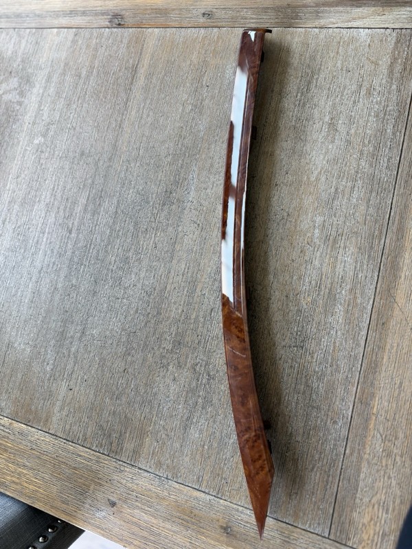 04 05 06 NISSAN MAXIMA REAR RIGHT DOOR TRIM MOLDING OEM 82948-7Y020 Wood Grain