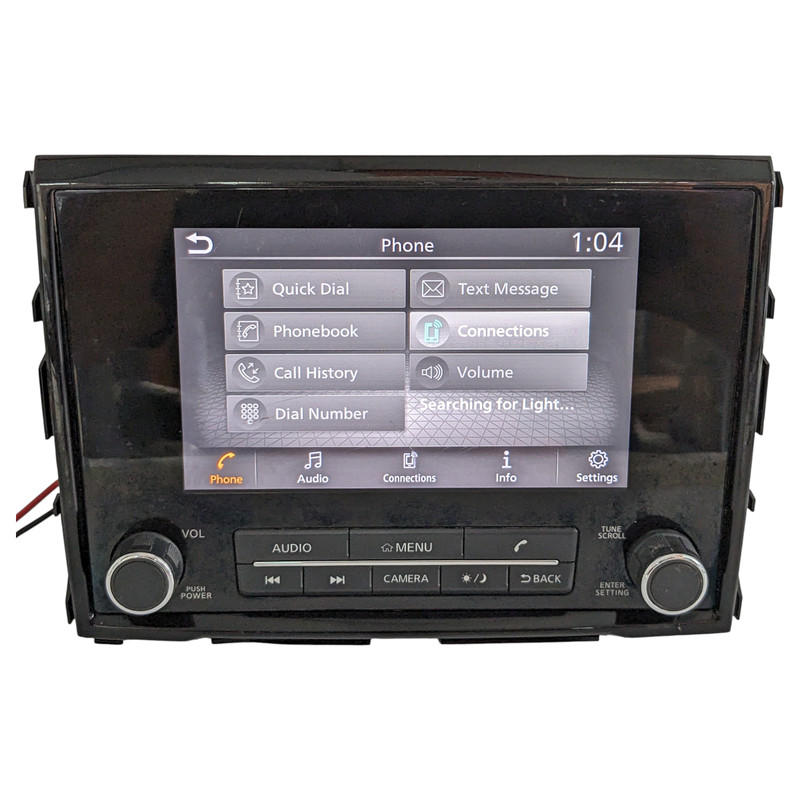 2021 Nissan Titan 8" Audio Display Radio Receiver ID 2591A9FY0A OEM