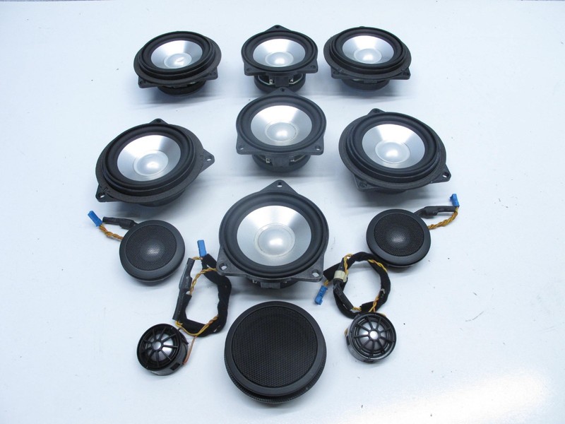 04-10 BMW E63 650i 645Ci M6 COUPE LOGIC 7 SPEAKER SET OEM 080624