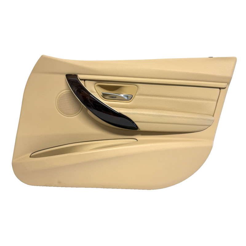 π 2012-2019 BMW 328i F30 FRONT RIGHT PASSENGER SIDE DOOR PANEL BEIGE OEM