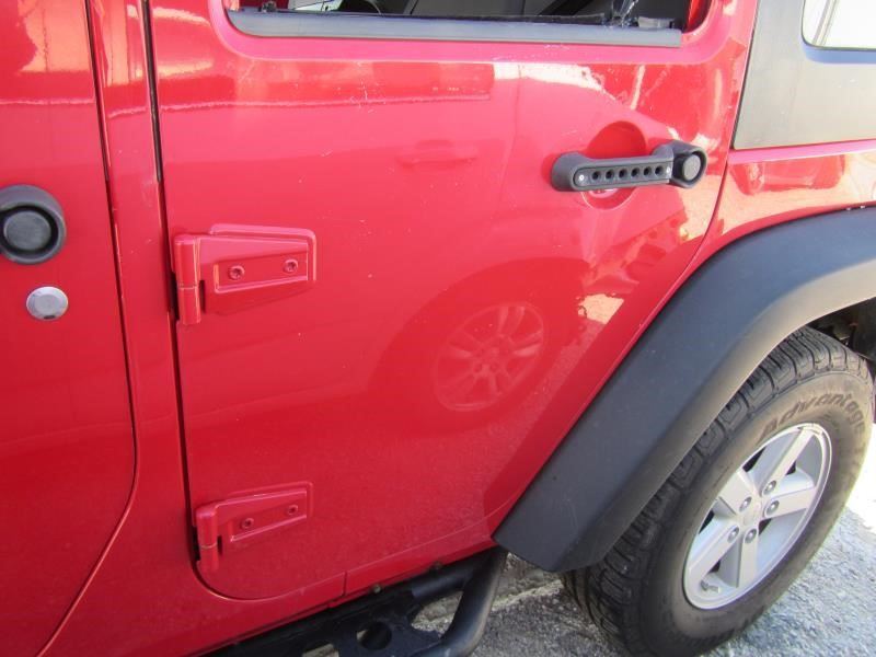 Driver Rear Side Door Full Door Privacy Tint Glass Fits 07-10 WRANGLER 2180735