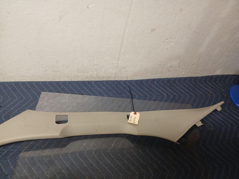 09-14 Ford E150 E250 Front Left DriverPillar Grab Handle Trim Panel Gray OEM