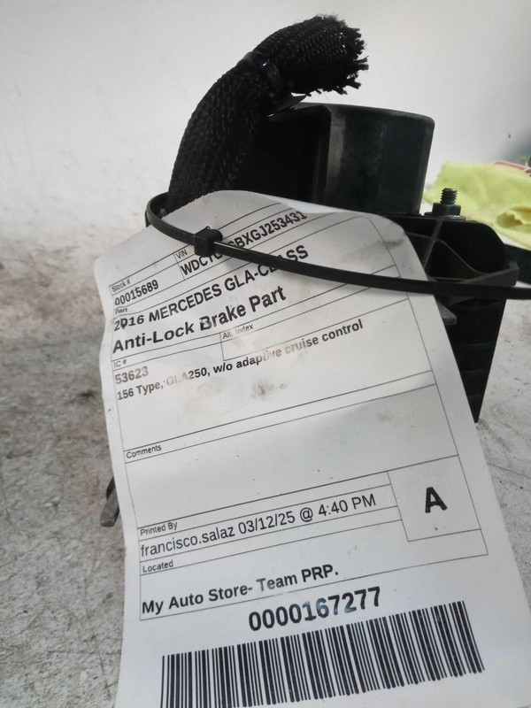 2016 Mercedes-Benz GLA-Class ABS Hydraulic Assembly OEM 97K Miles White