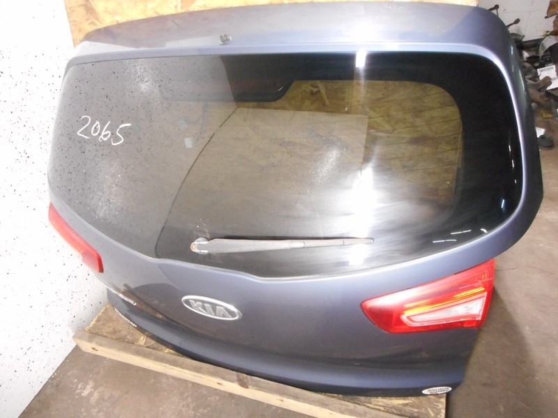 10 11 12 2013 Kia Sportage Hatch Lift Gate W/o Spoiler or Camera OEM BAH Blue