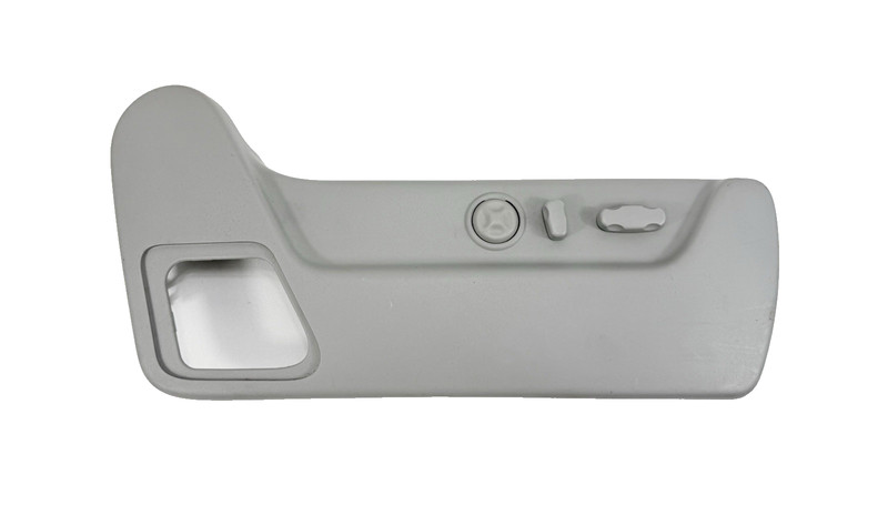 2007-2013 GMC Yukon Chevy Tahoe Right Front Seat Adjuster Trim LIGHT GRAY OEM