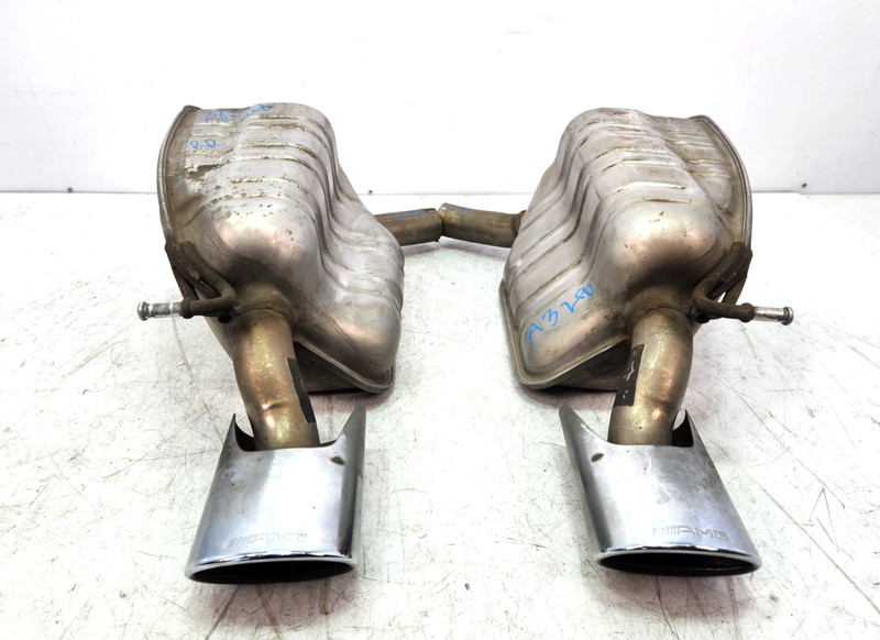 ✅ 06-09 OEM Mercedes W211 E350 Rear Left Right Tail Pipe Exhaust Muffler SET 31k