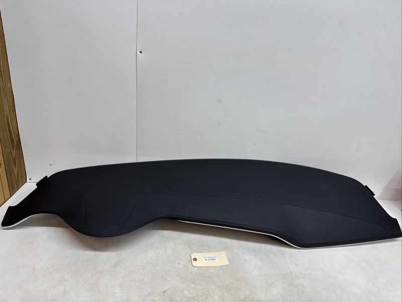 12-20 TESLA S DASH DASHBOARD UPPER TRIM COVER PANEL BLACK LEATHER 27061 UP