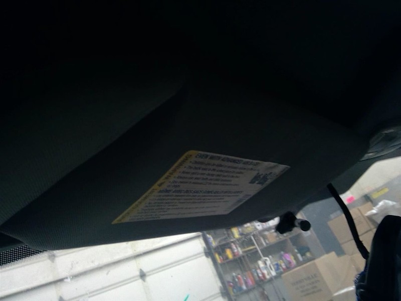 Driver Left Sun Visor Without Illumination Fits 05-09 ALLURE 1724294