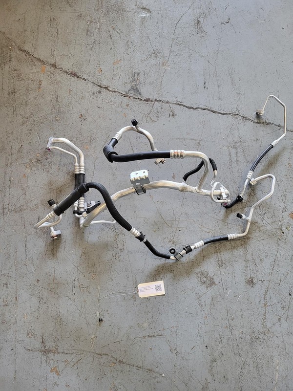 Used Oem Ford A/C Air Conditioning Hose Pipe Line SET 2021-2025 Mustang Mach-E