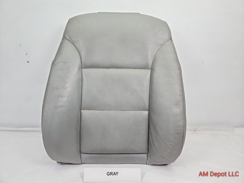 2008 BMW 535i 528i E60 Front Seat Backrest Cushion Upholstery Gray 52107249322
