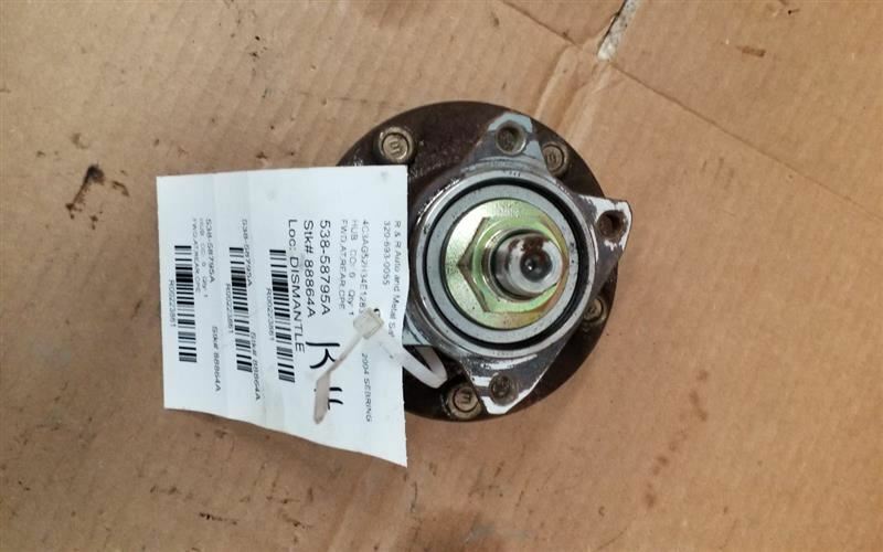 Hub Rear Coupe Without ABS Fits 00-05 SEBRING 223861