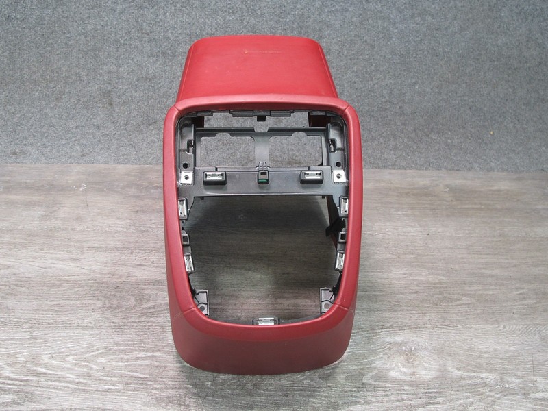 2017-2020 MASERATI LEVANTE M161 REAR CENTER CONSOLE TRIM COVER PANEL RED